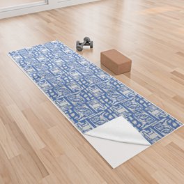 Circuit board pattern Yoga Towel