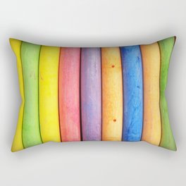 Colored Chalk Rectangular Pillow
