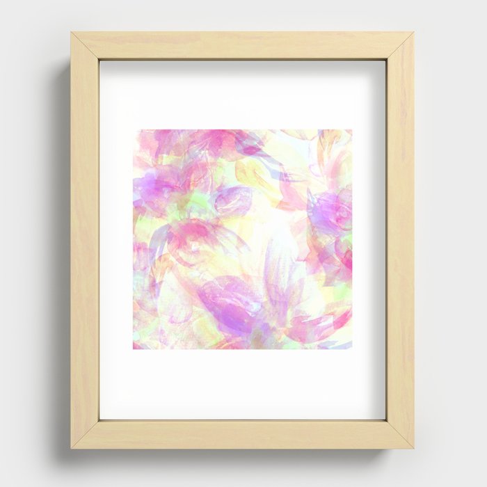 Happy Neons Recessed Framed Print