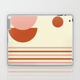 Terracotta Sunshine at the beach Laptop Skin
