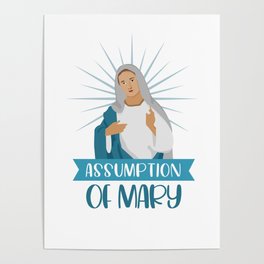 Happy Assumption of Mary Poster