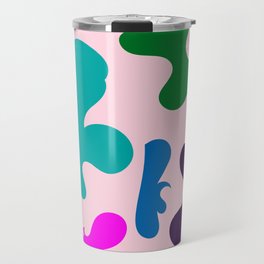 10 Henri Matisse Inspired 220527 Abstract Shapes Organic Valourine Original Travel Mug