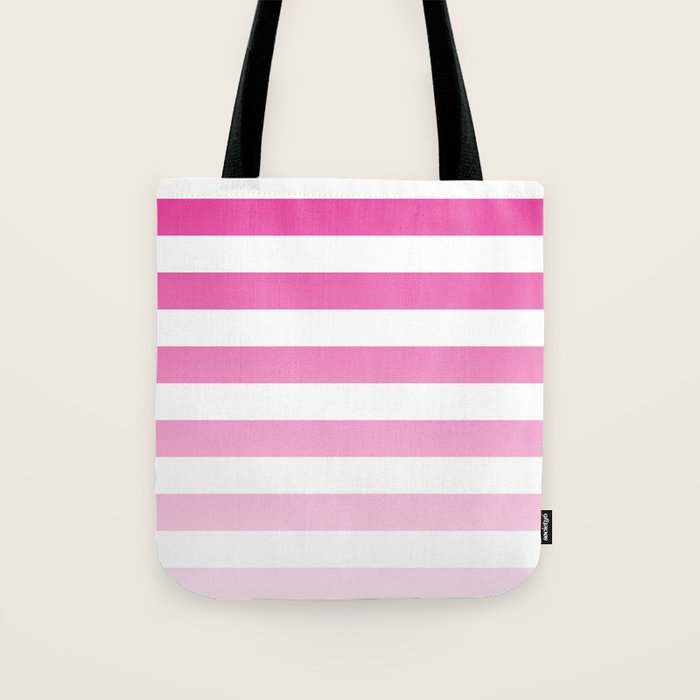 clear pink tote bag