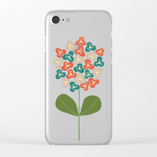 Flower Power Clear iPhone Case