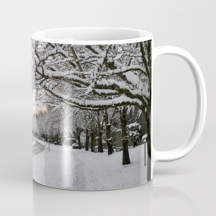 Paths In Winter Coffee Mug