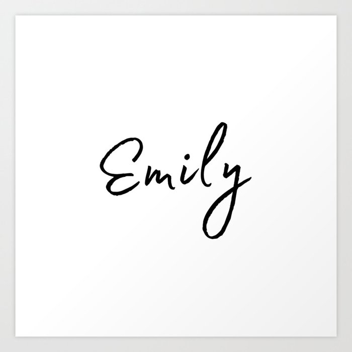 calligraphy emily