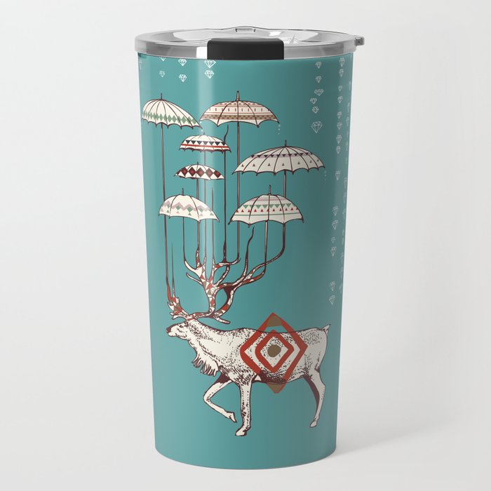 Rain Deer Travel Mug