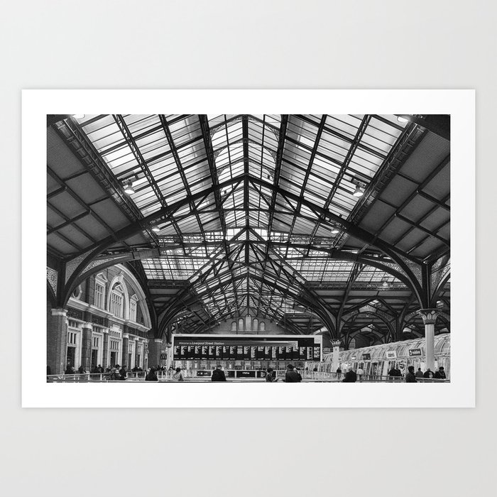 Liverpool Station Art Print