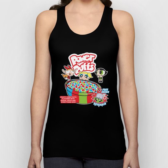 Power Puffs Cereal Unisex Tank Top