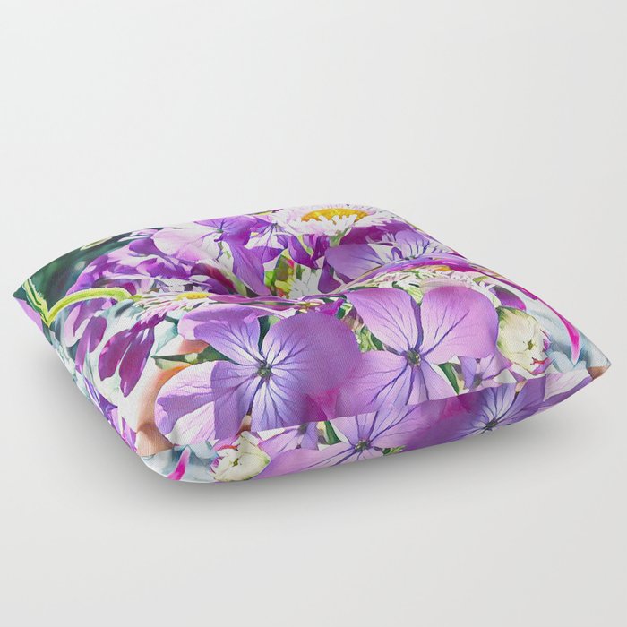 Lilac Shower Floor Pillow