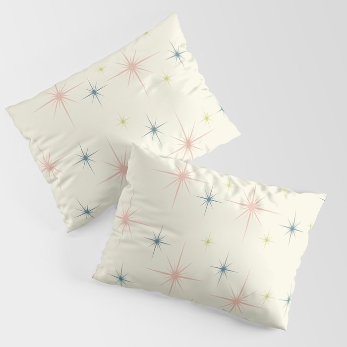 Mid Century Modern Stars Pillow Sham