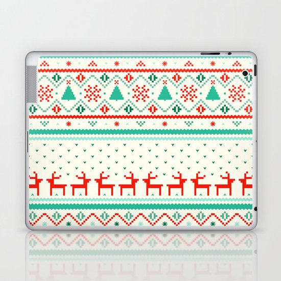 Festive Fair Isle Laptop & iPad Skin