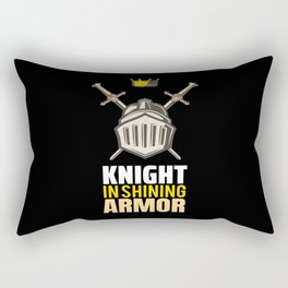 Knight in Shining Armor Roleplaying Game Rectangular Pillow