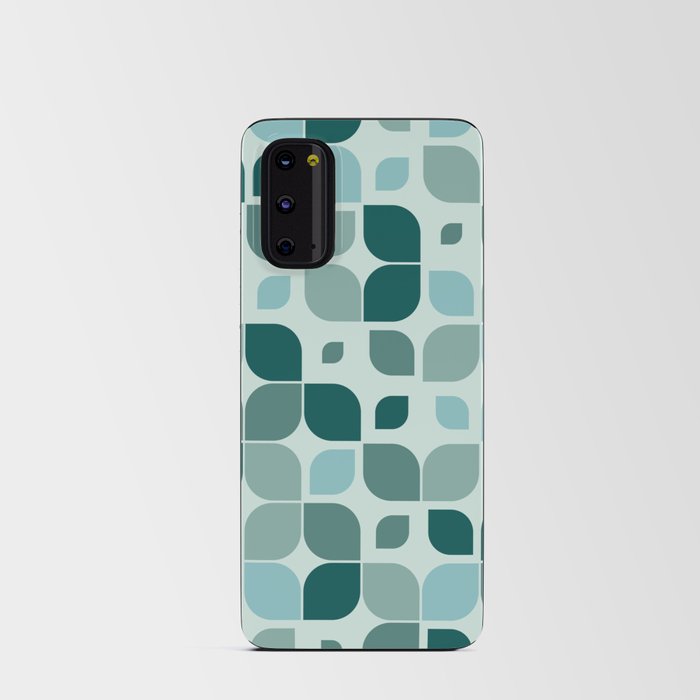 Green Petals Abstract Android Card Case
