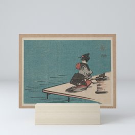 Fukueiga - Mid 19th Century Woodblock Print Mini Art Print