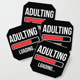 Adulting Loading I Coaster