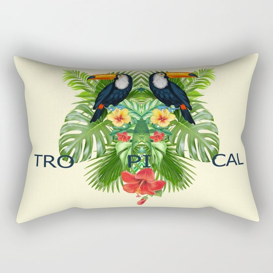 Tropical Rectangular Pillow
