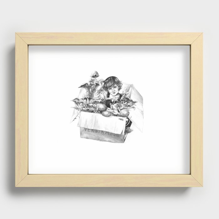 Growing Box Recessed Framed Print