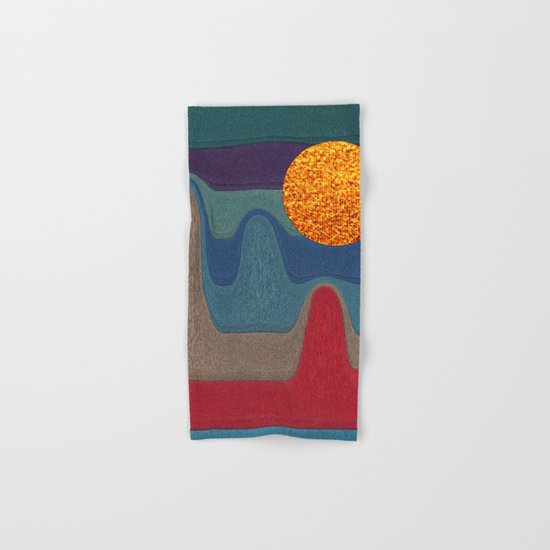 LANDSCAPE WITH SHINING SUN Hand & Bath Towel
