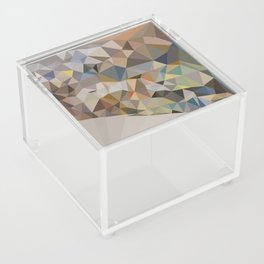 Bright Geometric Colorfield Acrylic Box
