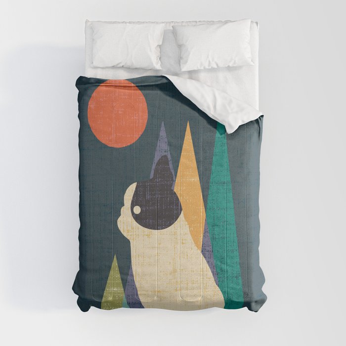 Waiting for You French Bulldog Comforter