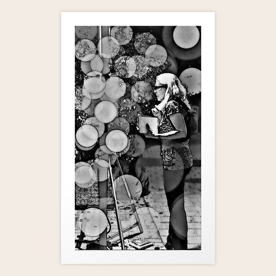 Watching Art Print