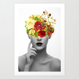 flower girl head