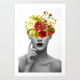 Flower Head Art Prints