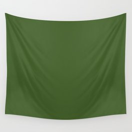 Obscure Olive Wall Tapestry