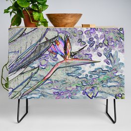 digital blumen Credenza