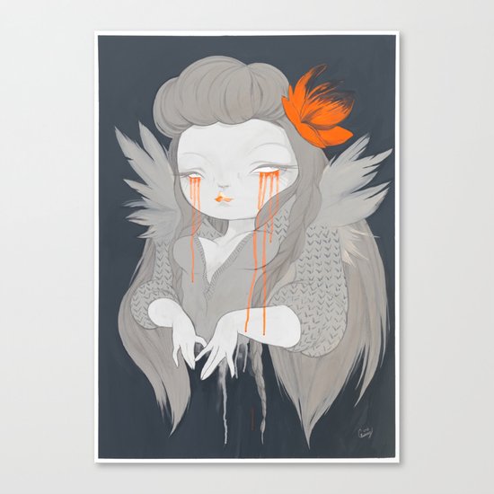 Hawaiian Raven Canvas Print