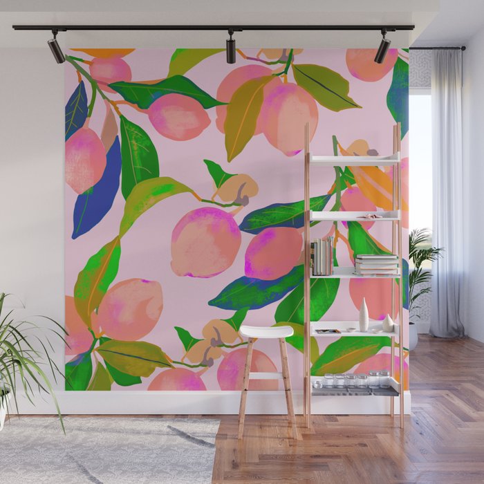 Colorful Lemons  Wall Mural