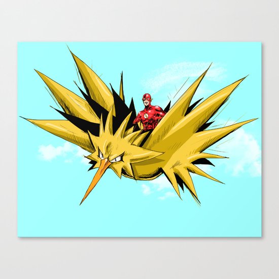 Flash-Dos Canvas Print