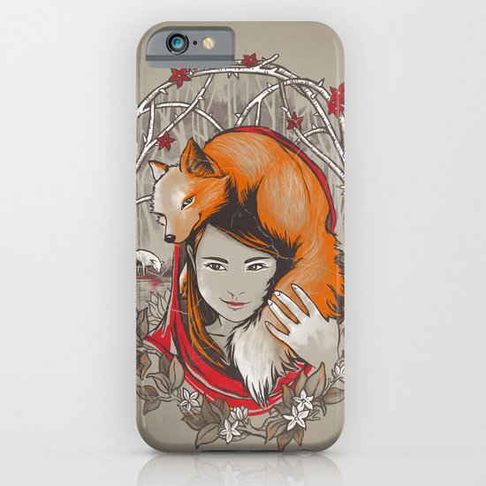 Safe in My Red Riding Hood iPhone & iPod Case