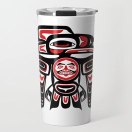 Raven Haida Native American Tlingit Art Alaska Travel Mug