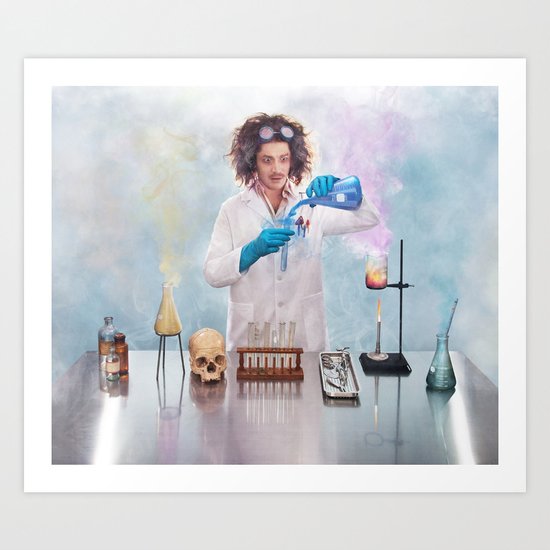 Mad Science Art Print