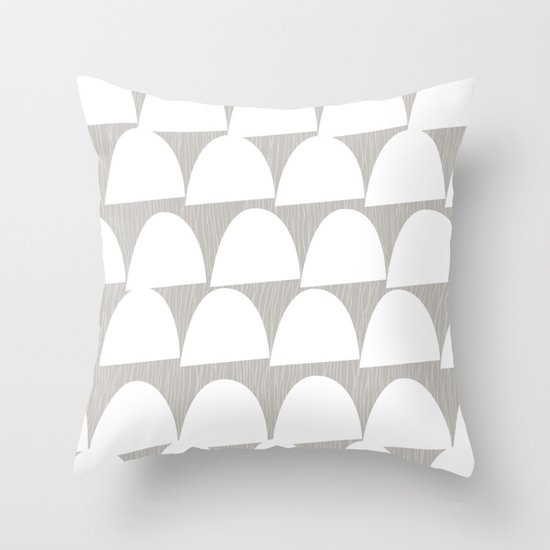 Shroom reverse Throw Pillow