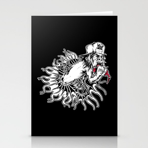 Creepy Beast Cool Graphic Stationery Cards