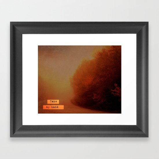 Take My Hand Framed Art Print