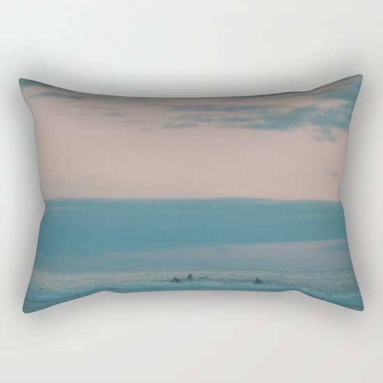 Sunset Surf Rectangular Pillow