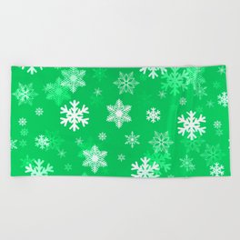 Merry Christmas Beach Towels Society6
