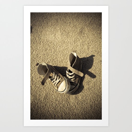 Lost shoes Art Print