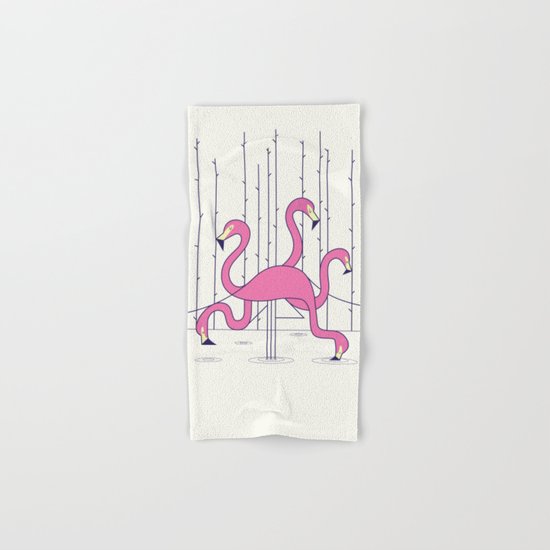 Flamingos Hand & Bath Towel