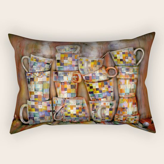 Coffee Time Rectangular Pillow