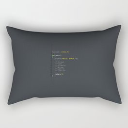 programmer's choice, C nerd. Rectangular Pillow