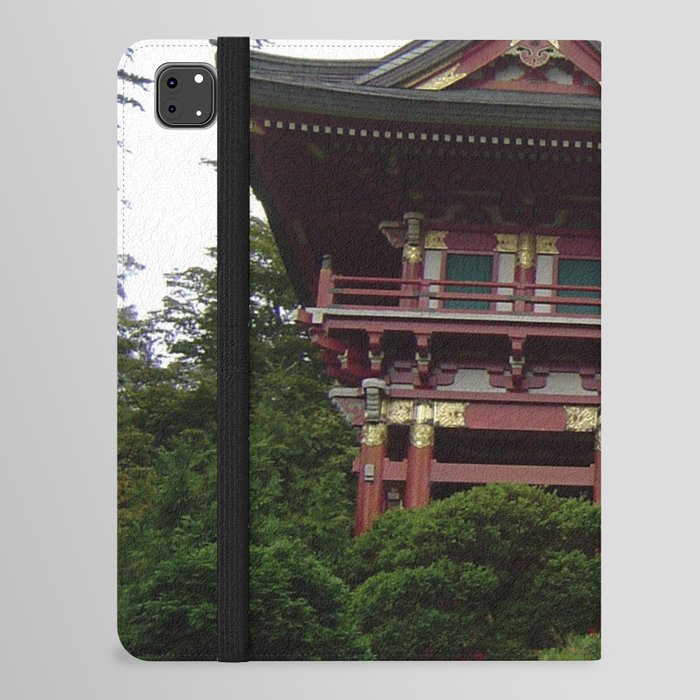 China Photography - Temple Surrounded By The Dense Forest iPad Folio Case