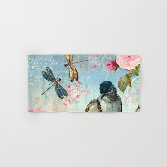 Dragonflies & bird Hand & Bath Towel