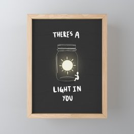 Theres A light In You 02. Framed Mini Art Print