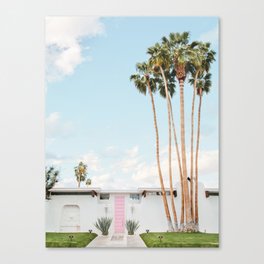 Pink Door in Palm Springs Canvas Print