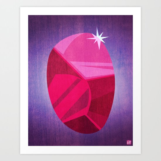 My Ruby Art Print
